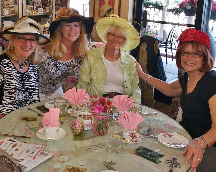 at high tea